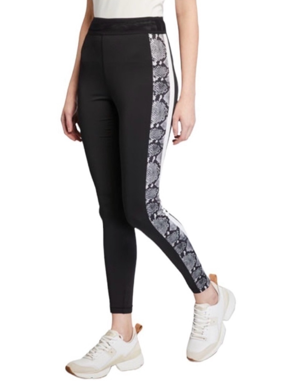 Pam & Gela black with Snake Print Track Jacket & Pants Set - Picture 5 of 13
